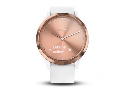 Garmin vívomove HR, Sport, Rose Gold-White, S/M